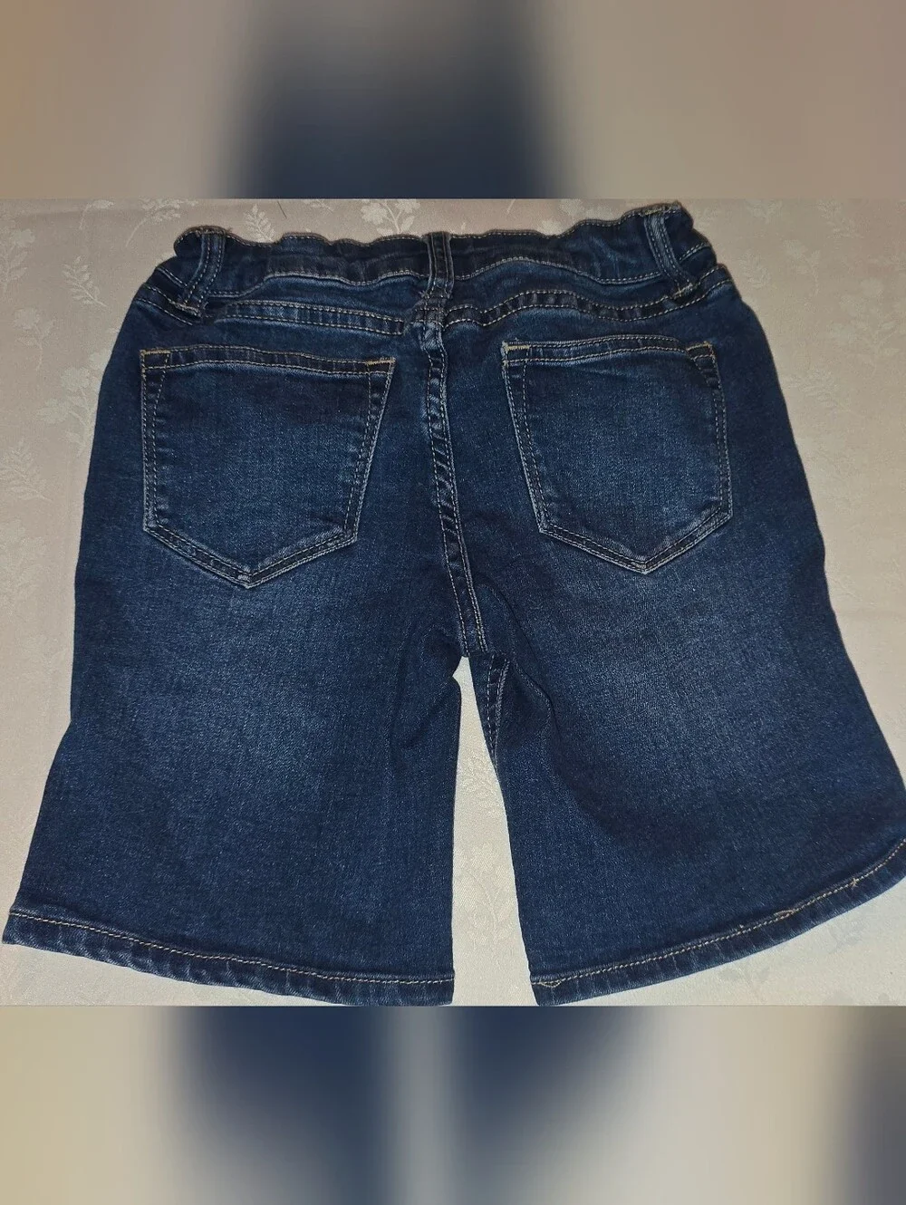 Studio V by Vigoss girls' denim Bermuda shorts.